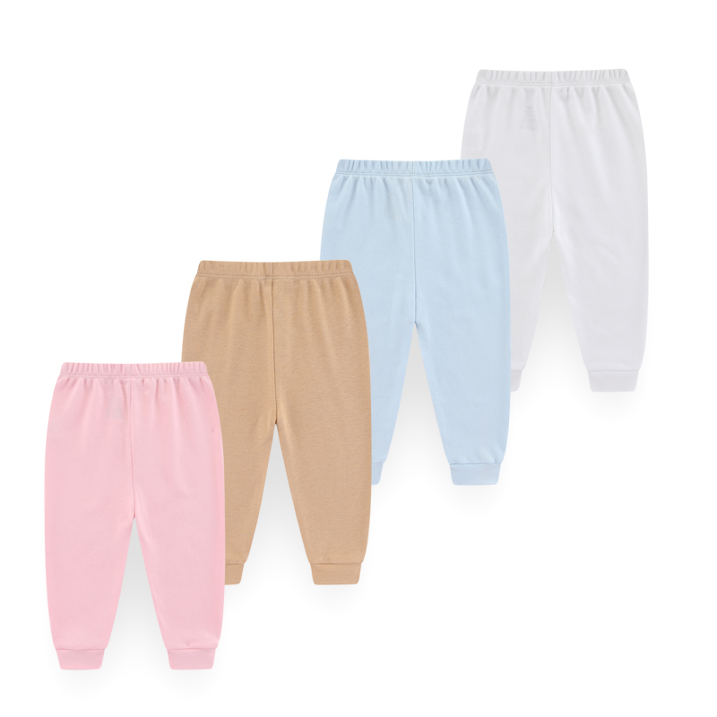 4-Piece Unisex Baby Pants 100% - Baby Clothing Dividers 评论和价格