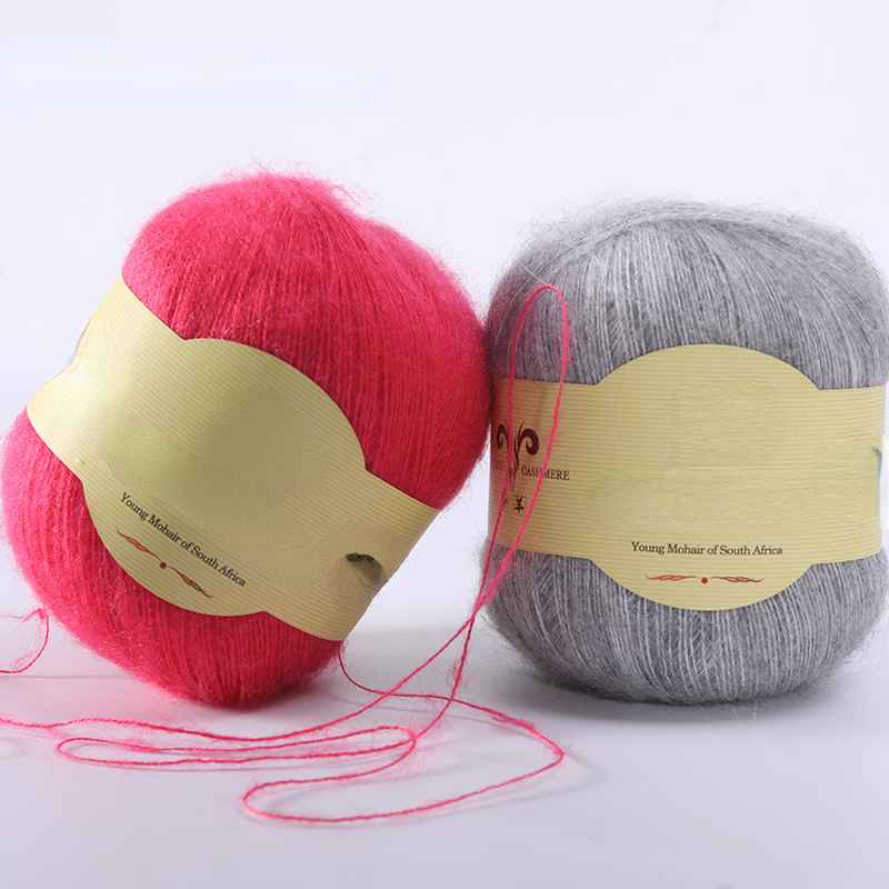50G Super Kid Mohair Yarn Croc - Baby Clothing High End 评论和价格
