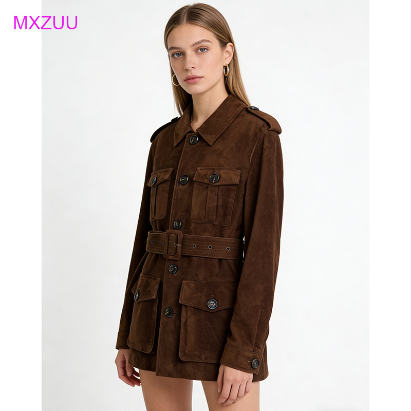 Brown Vintage Kid Suede Leathe - Baby Clothing High End 评论和价格
