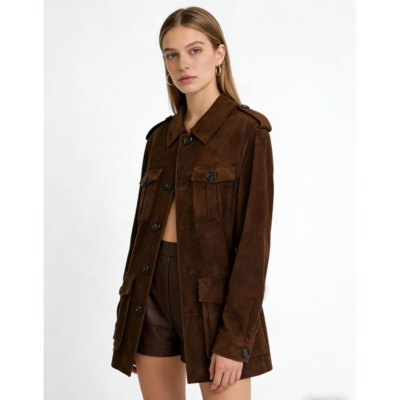Brown Vintage Kid Suede Leathe - Baby Clothing High End 评论和价格
