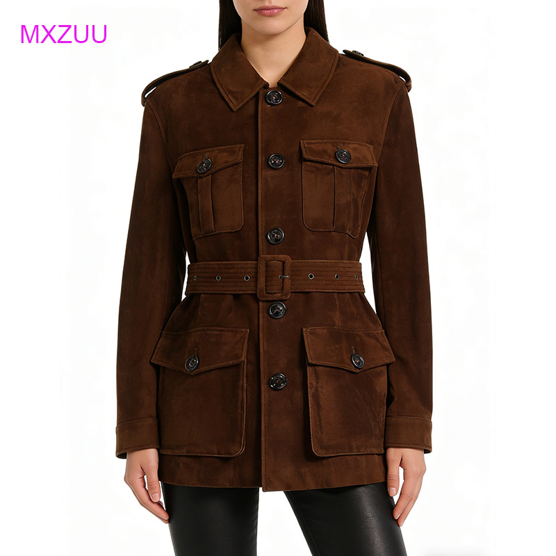 Brown Vintage Kid Suede Leathe - Baby Clothing High End 评论和价格