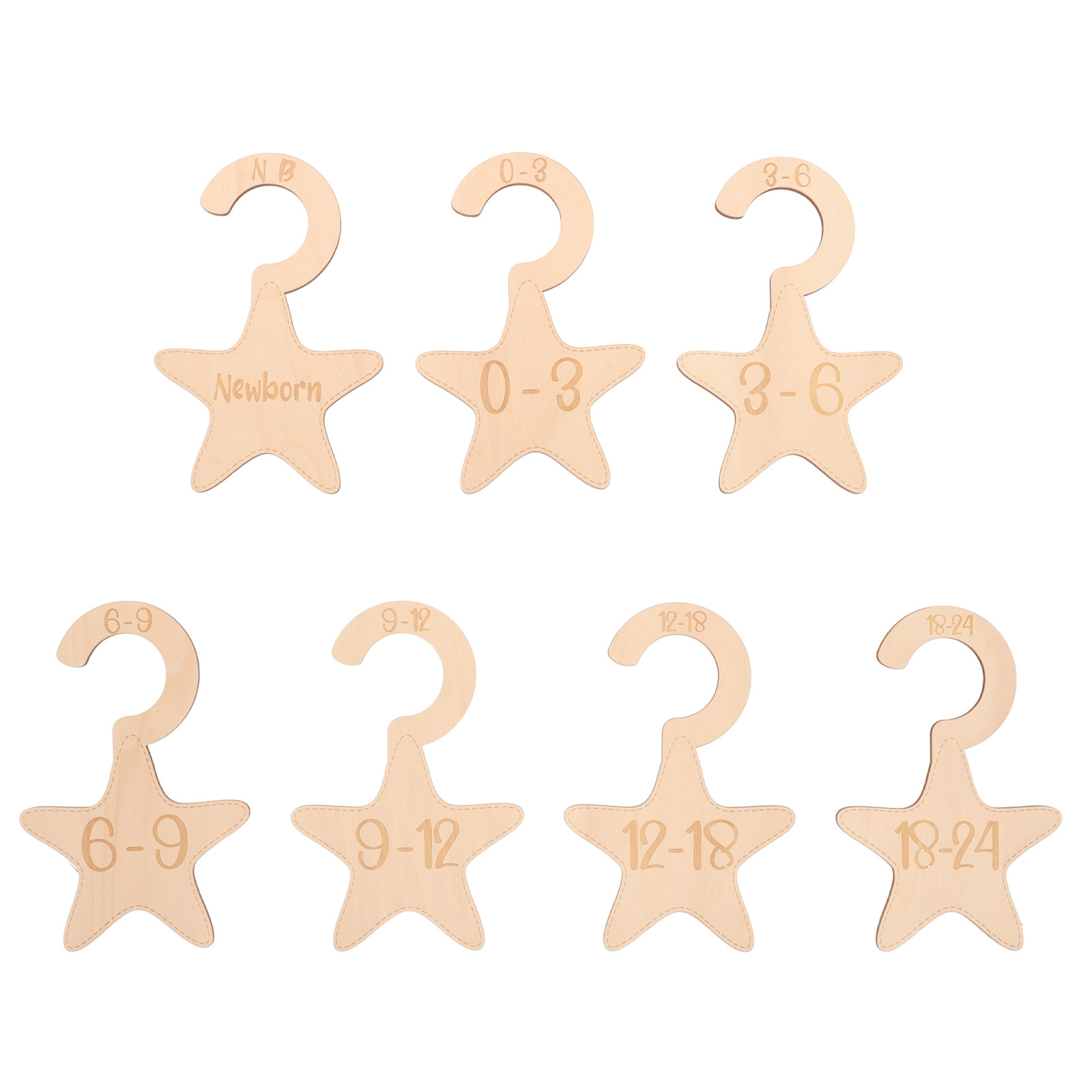 7Pcs Baby Clothes Closet Divid - Baby Clothing Dividers 评论和价格
