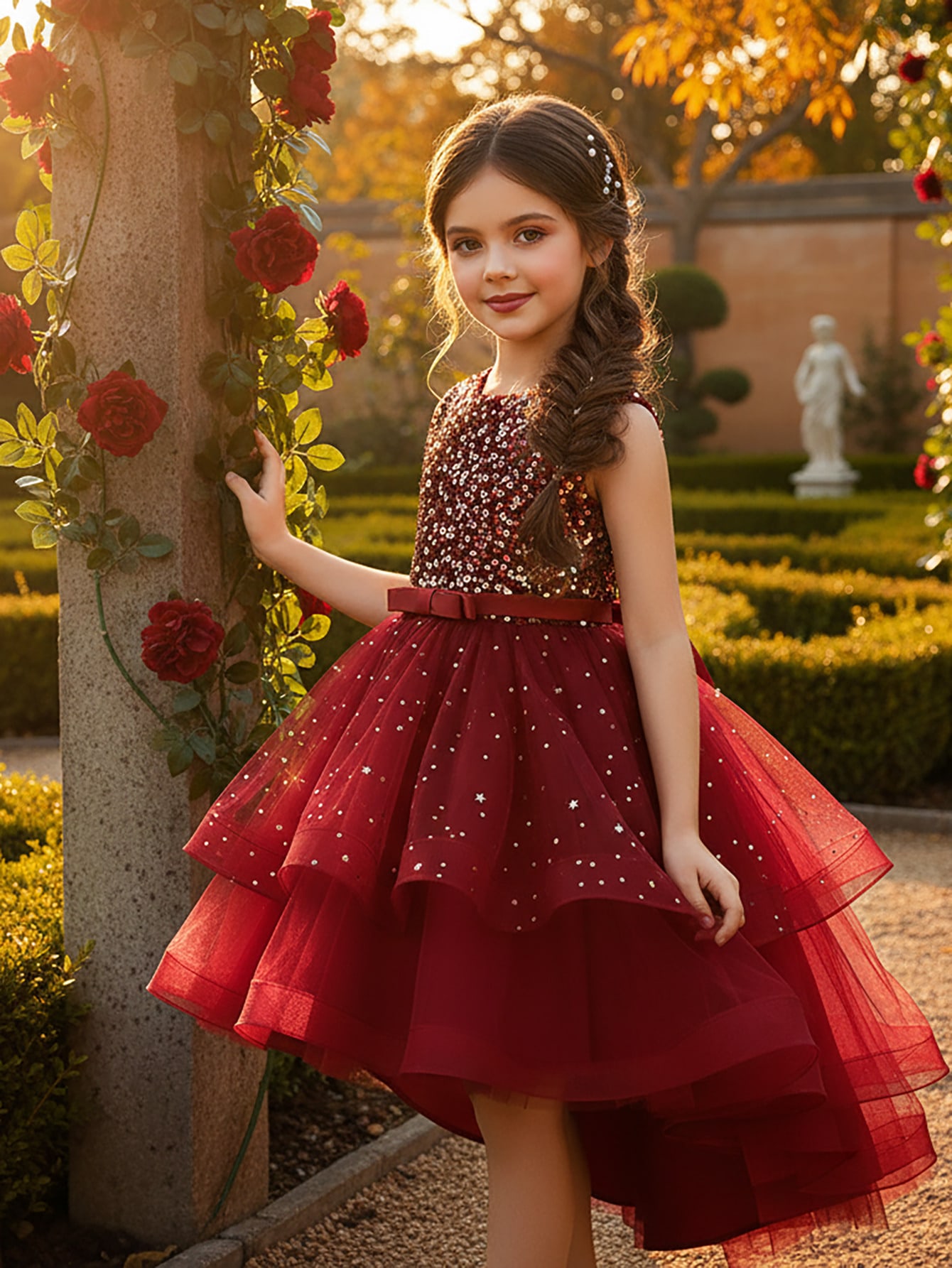 Baby Girl Princess Floral Sequ - Baby Clothing Dresser 评论和价格