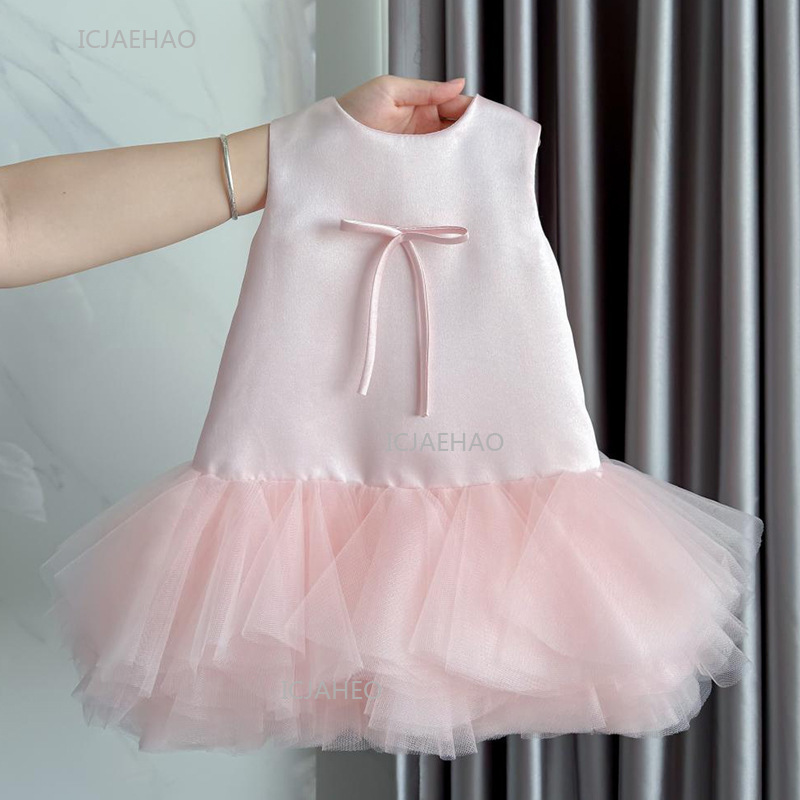 Party Dress Pink Baby Girls Ve - Baby Clothing Dresser 评论和价格