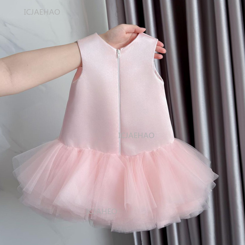 Party Dress Pink Baby Girls Ve - Baby Clothing Dresser 评论和价格