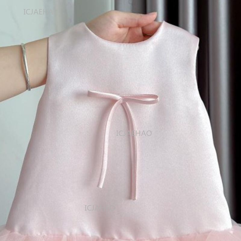 Party Dress Pink Baby Girls Ve - Baby Clothing Dresser 评论和价格